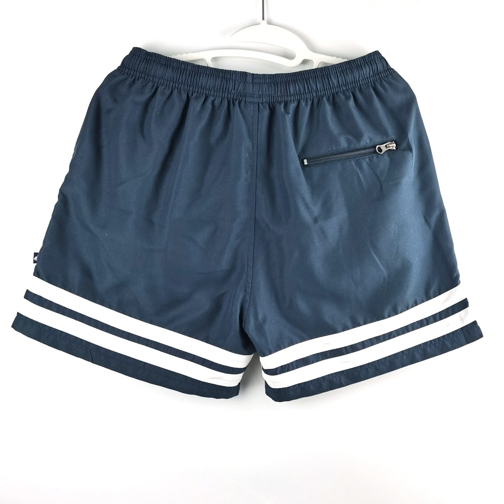 Men Casual Solid Striped Shorts High Quality Leisure Breathable Summer Beach Shorts