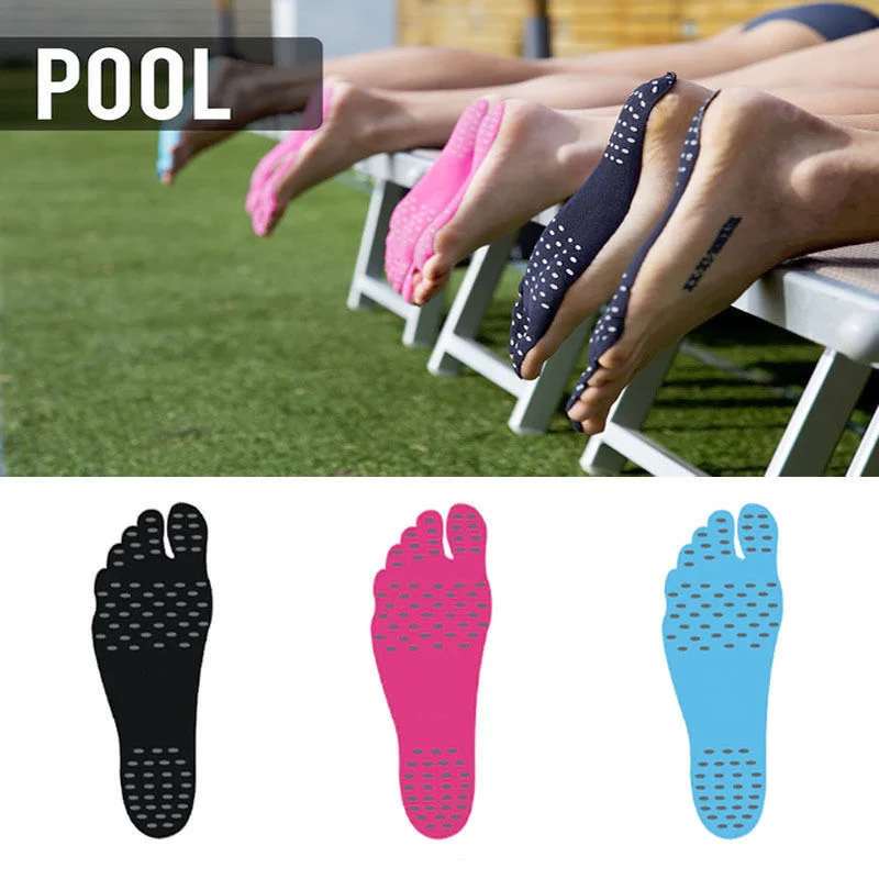 Unisex Beach Invisible Foot Waterproof Protective Socks Foot Pad