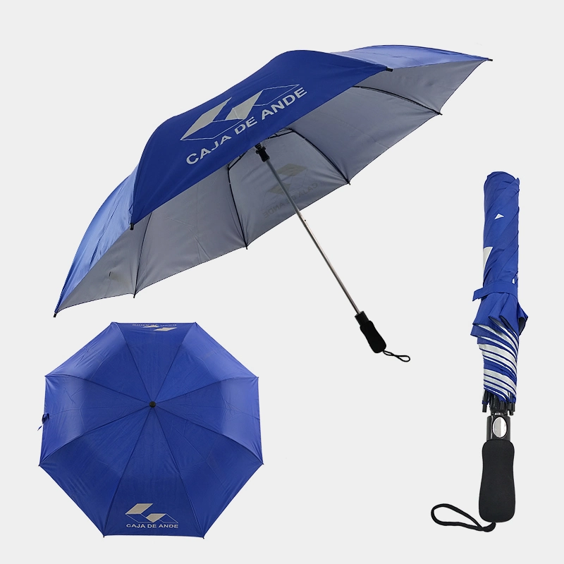 UV Protection Customize 2 Folding Umbrella Golf