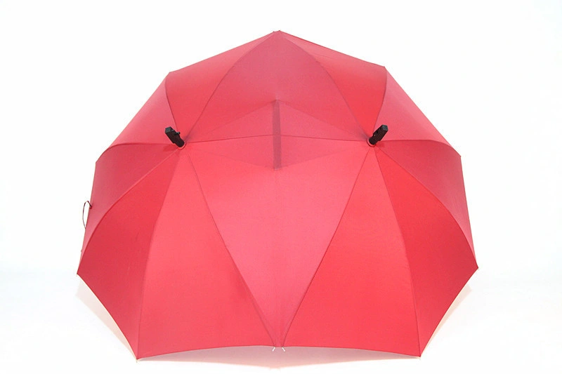 Creative Automatic Two Person Umbrella Large Area Double Lover Couples Umbrella Fashion Multifunctional Windproof Umbrella in Stock