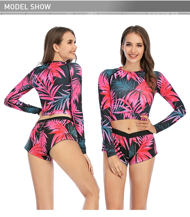 Cody Lundin Custom Design Fashion Waterproof 100% Polyester Pink Summer Tropical Swimming Trunk Women Beach Shorts
