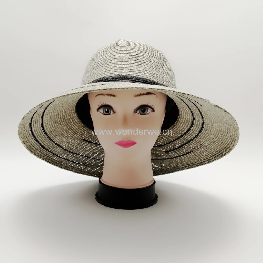 Best Sale Folding Style First Class Quality Paper Straw Sun Beach Fisherman Hat for Women