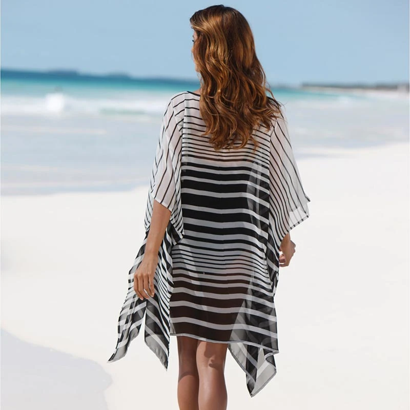 Striped Cover UPS Beach Wear