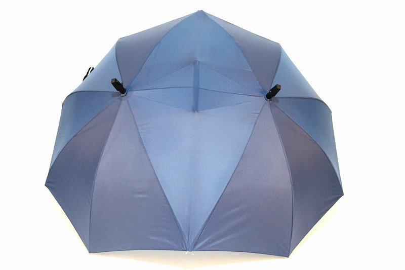 Creative Automatic Two Person Umbrella Large Area Double Lover Couples Umbrella Fashion Multifunctional Windproof Umbrella in Stock