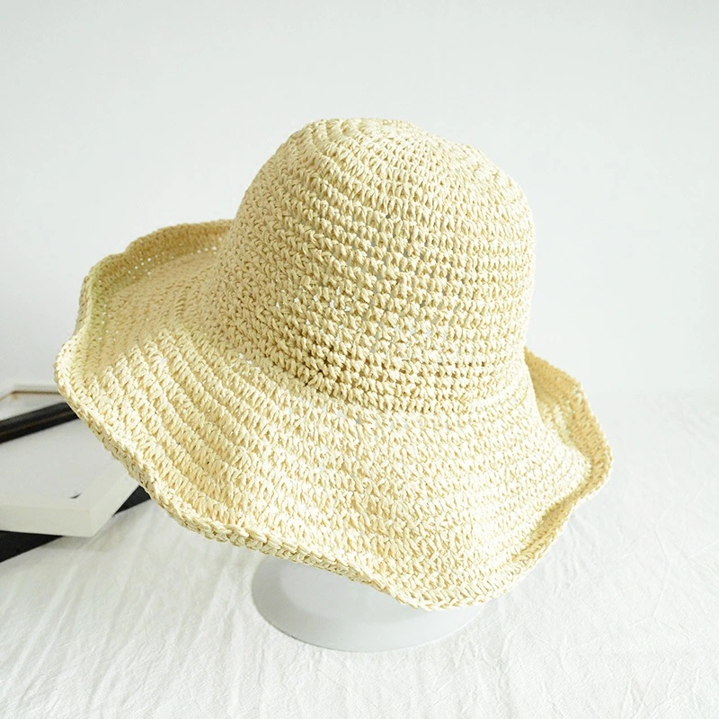 Summer Beach Foldable Sunshade Straw Hat