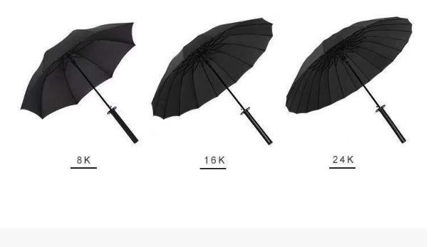 BSCI 24K High Quality Creative Sedex 4p Umbrella with Custom Logo Waterproof & Windproof Umbrella