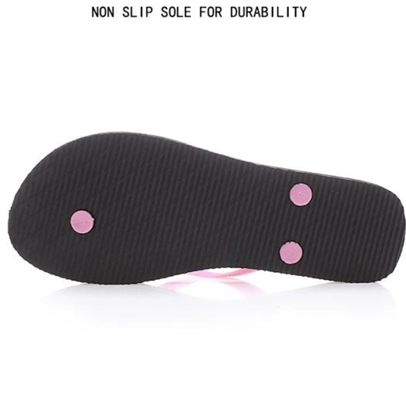 Summer Flip Flops Female Hotel Outdoor Beach Sandals Drag Men Striped Classic Non-Slip Gift Slippers