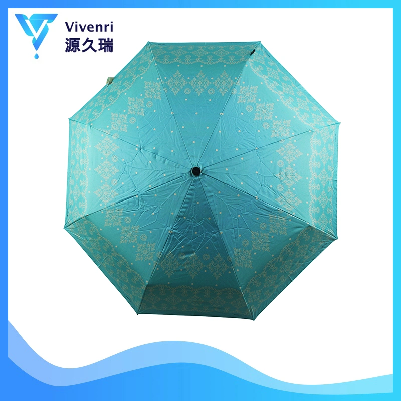 Good Quality Folding Umbrella with Rubber Handle