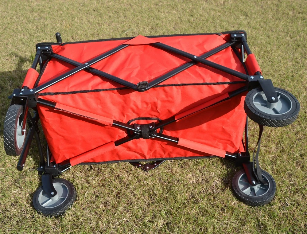 Hot Sale High Strength Large Capacity Outdoor Camping Trolley/ Beach Wagon/Capaicty Collapsible Folding Wagon Cart