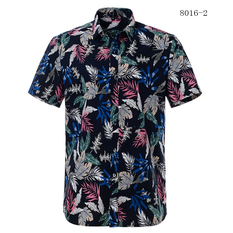 Custom Printing Hawaii Cool Summer Beach Short Sleeve Shirt Men