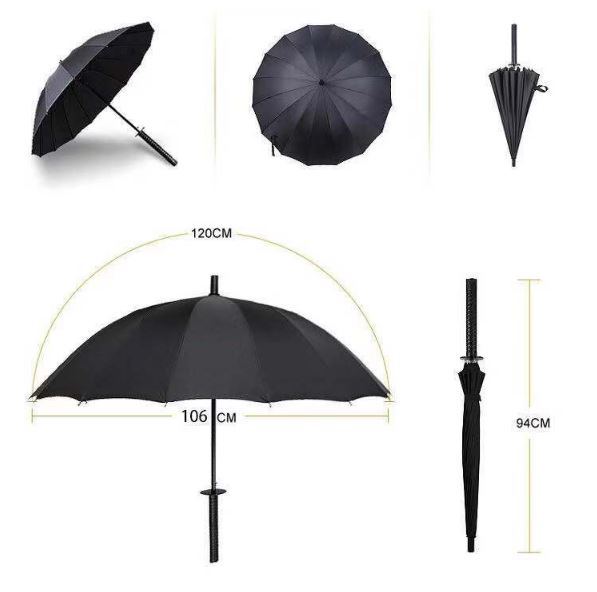 BSCI 24K High Quality Creative Sedex 4p Umbrella with Custom Logo Waterproof & Windproof Umbrella