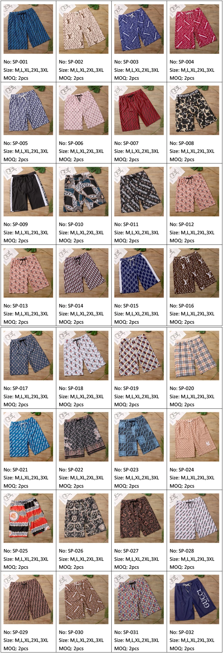 High Quality Beach Wear Drawstring Beach Pants Men Designer Beach Shorts