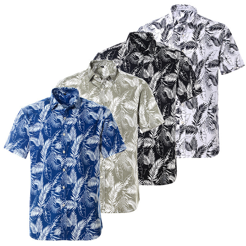 Men Beach Collection Surfer Fishing Hawaii Shirt Mens Printed Beach Shirt 100% Rayon Floral Hawaiian Shirt