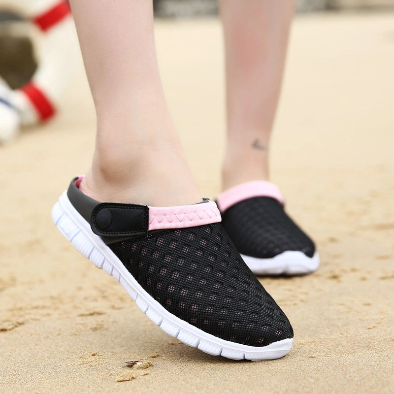 Summer Men and Women Breathable Casual Beach Slipper Unisex Garden Shoes Cheap Beach Sandals Slippers