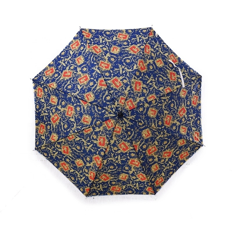 180cm Luxury Beach Umbrella UV Protection Canopy with Fringed Tassel