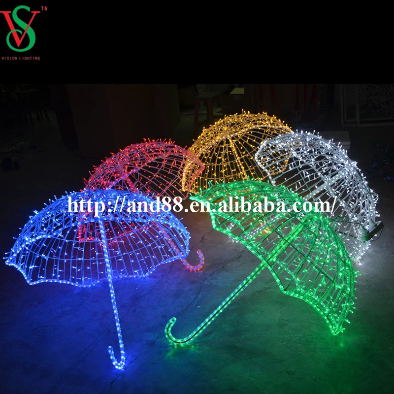 New Style Umbrella Shade LED 3D Deco Light