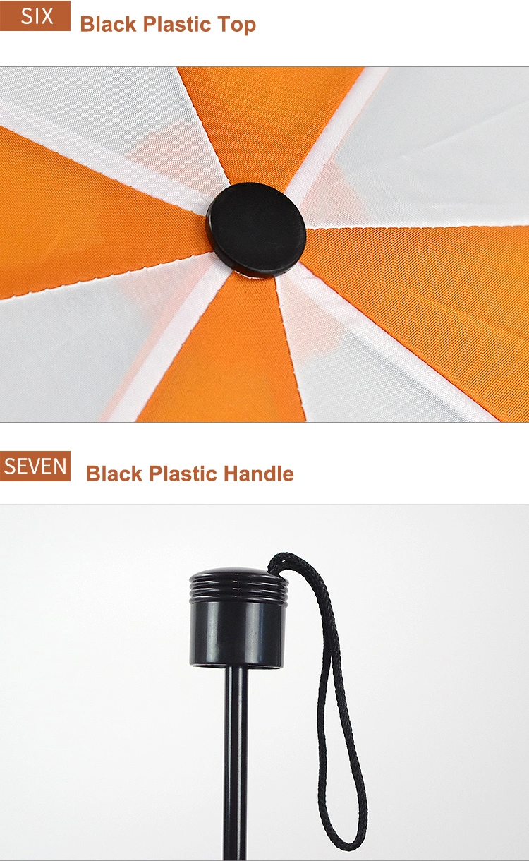 Cheap 21inch Manual Travel Umbrella 3 Fold Promotion Umbrella