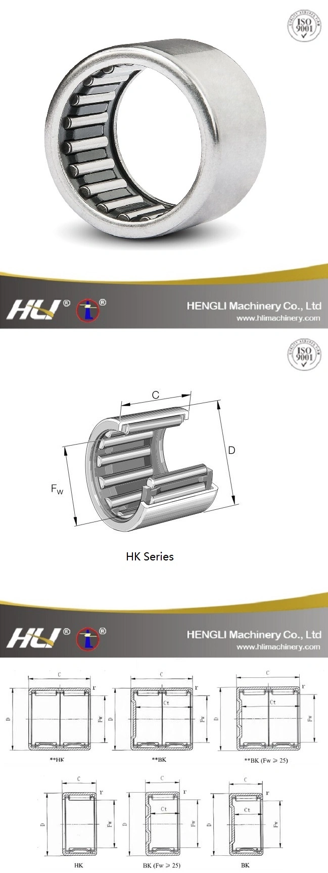 HK Series One Way Needle Roller Bearing with Good Quality
