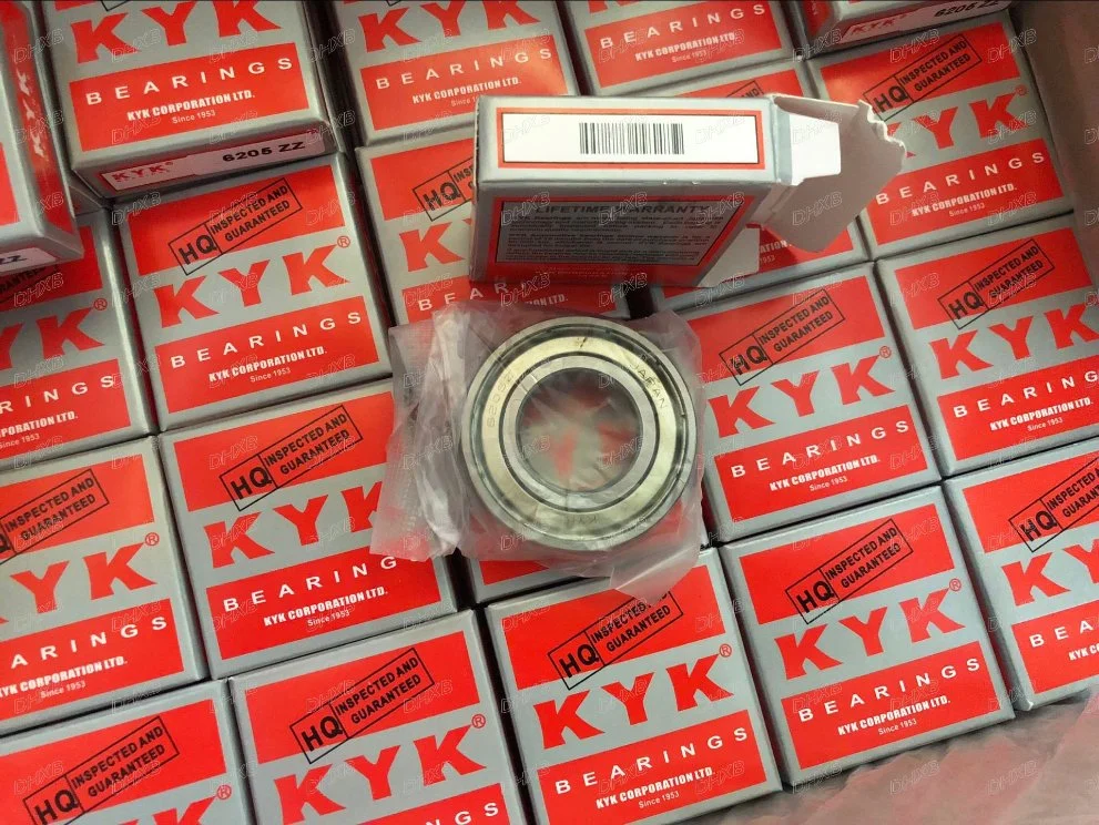 Kyk Bearing China Bearing Supplier Factory 6204 2RS 6204zz 6205-2RS 6205 Zz Ball Bearing