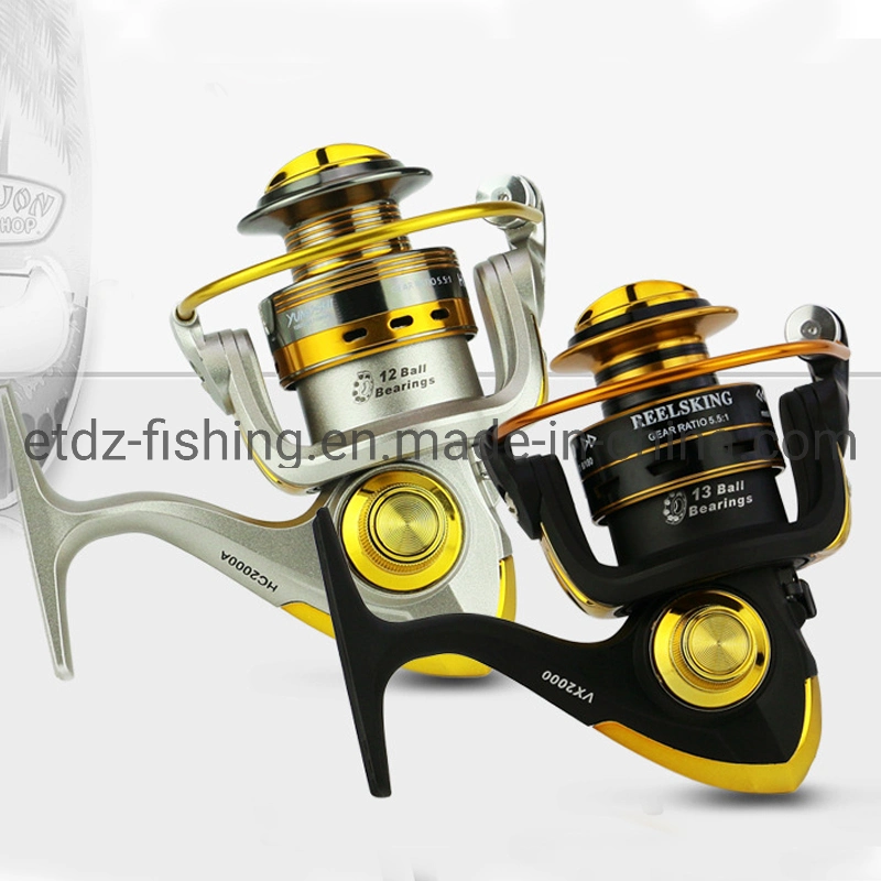 Spinning Fishing Reel Metal Spool High Speed 12+1bb Ball Bearing Fishing Reel