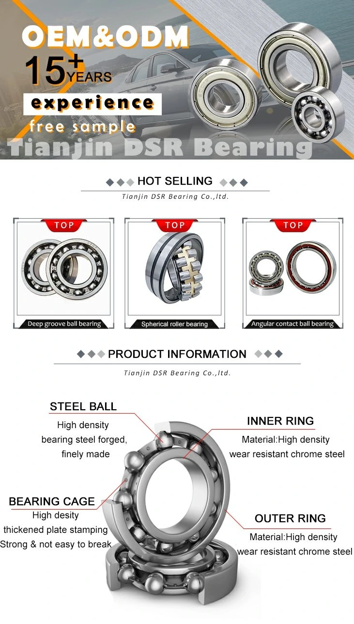 6200 Series Ball Bearing Size Chart International Bearing Steel Cage Original Package