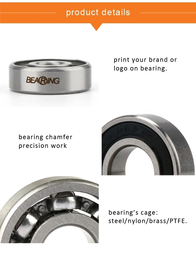 Deep Groove Ball Bearings for Motorcycle Part High Speed Precision Rolling Bearings, Wheel Bearings