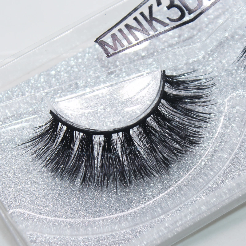 Wholesale Private Label 100% Natural Strip Cruelty Free Real 3D Mink Eyelashes Bundle Custom Packaging