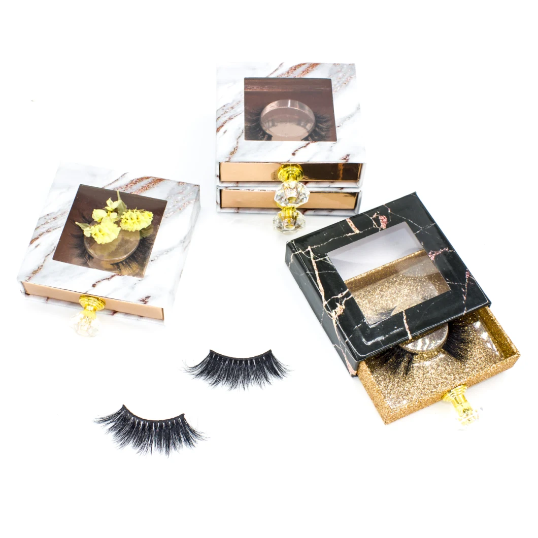 Own Factory Faux Mink Lashes Customized The Best Popular 3D 25mm Silk False Eyelashes Synthetic Eyelashes