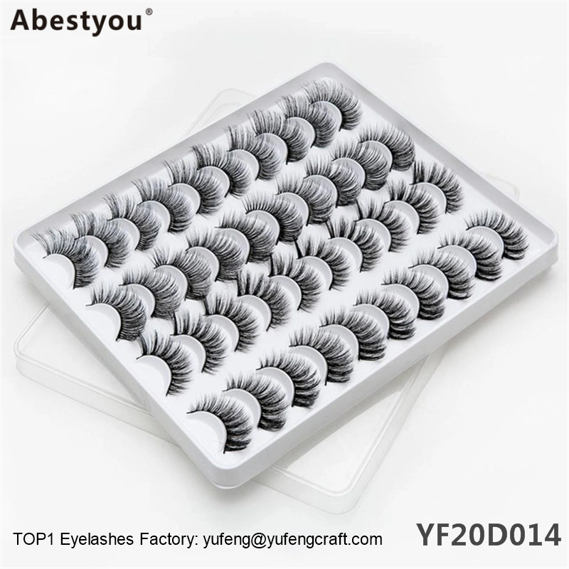 Abestyou Wholesale 100% Real Mink 25mm 5D Eyelash Individual Mink Eyelashes