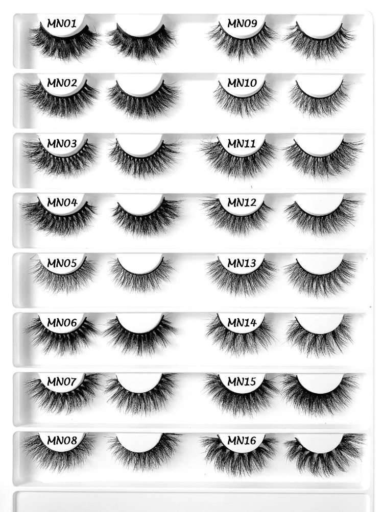 2020 Top Quality 25mm Mink Lashes Private Label Hand Made 3D Mink Eyelashes Vendor