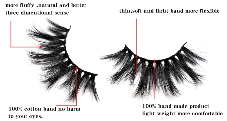 Magnetic Mink Eyelashes with Magnetic Eyeliner Private Label Magnetic Eyelashes 5 Magnet