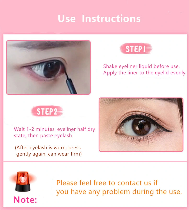 Wholesale False Eyelash Vendor Magnetic Eyeliner Eyelash Silk Eyelash Extension Mink Eyelash Printing with Your Logo