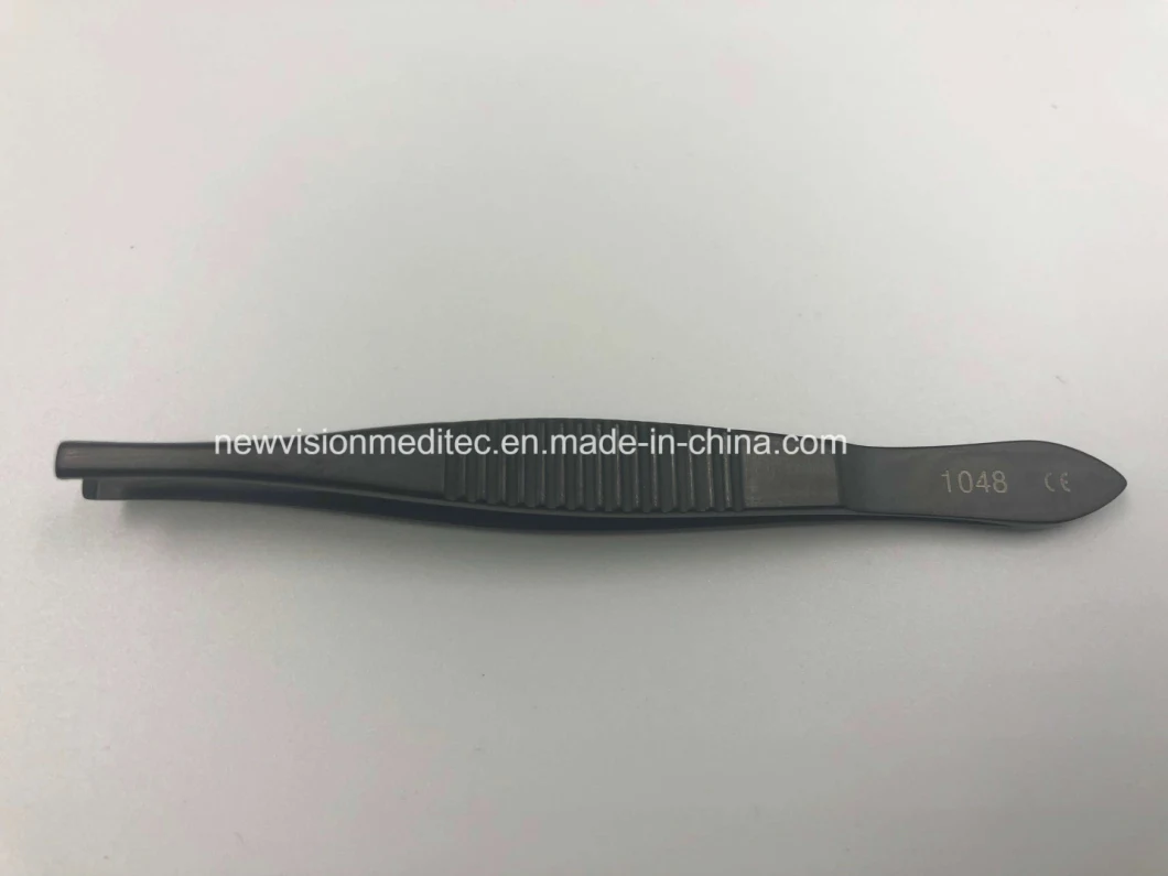 Titanium Cilia Forceps with Ceramic Coating