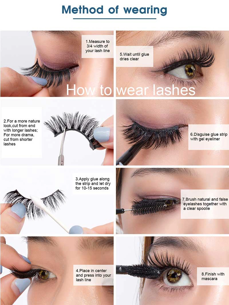 Experienced 3D Eyelash Mink 3D Mink Eyelashes Vendor 25mm Eyelashes