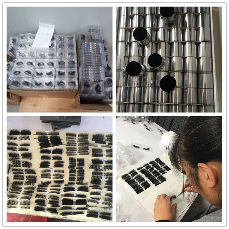 Custom Packaging Wholesale Real Mink Lashes Fur Black Band 3D Mink Lashes