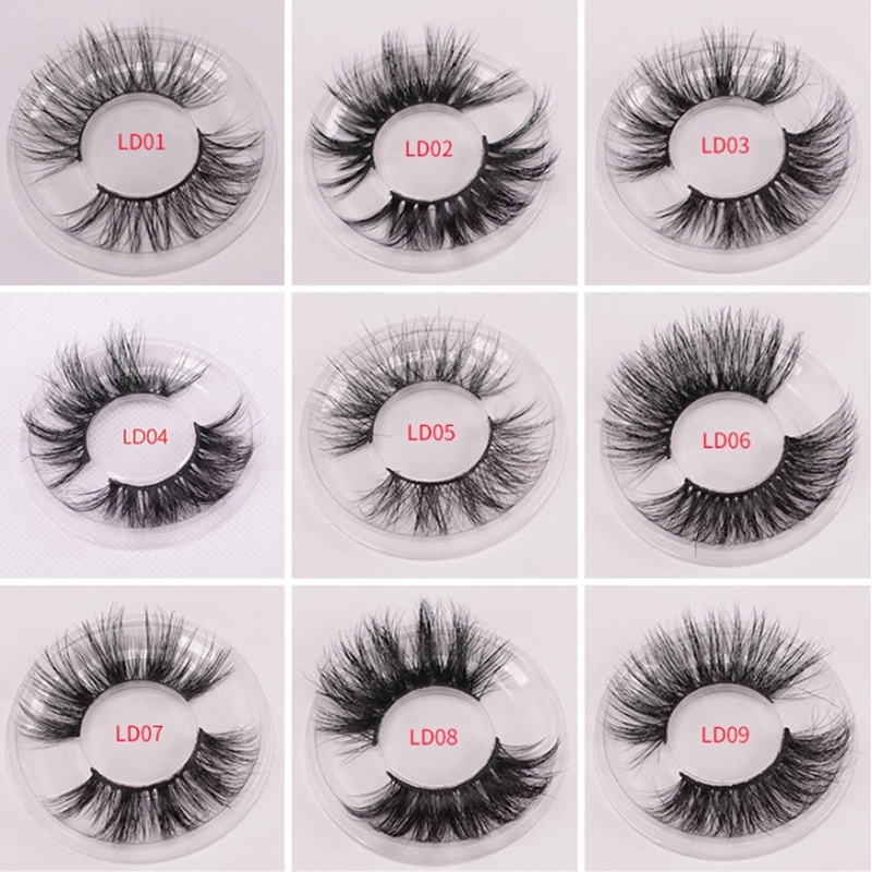 Wholesale 5D Mink Lashes 100% Cruelty Free Mink Eyelashes for Makeup Dramatic Eyelashes