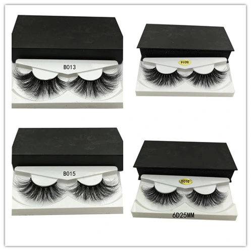 Wholesale Factory 5D Eyelashes Mink Strip Cotton Lashes Natural Volume (25mm Hot Sale Lash)
