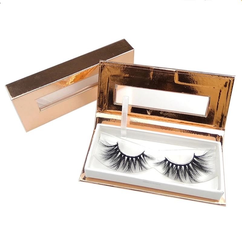 High Quality Natural 3D False Eyelashes Individual Eyelash Packaging Box Eyelashes for Makeup