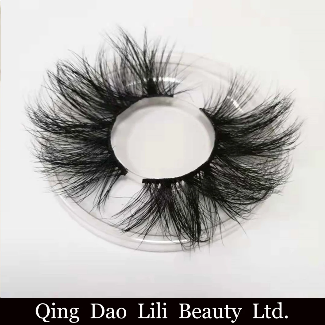 Wholesale Eyelashes Mink Faux 3D Mink Lashes Strips with Custom Packaging Cruelty Free 25 mm Length Mink Lashes
