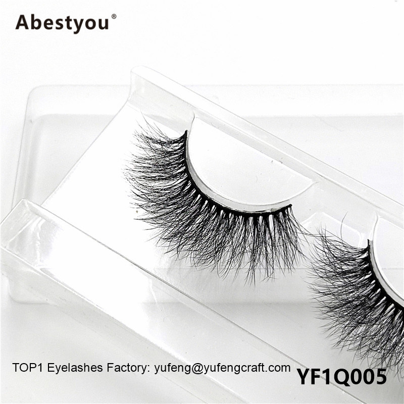 Abestyou Natural Faux Wispy Fake Mink Eyelashes Fake Eyelashes