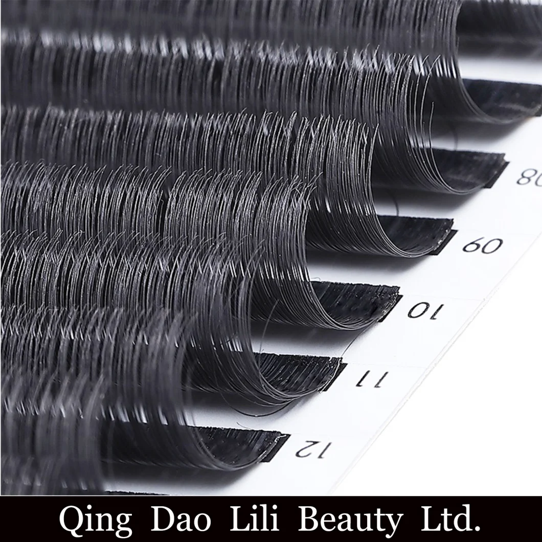 Synthetic Lashes Easy Fan Eyelash Blooming Russian Volume Lash Extensions Private OEM Label