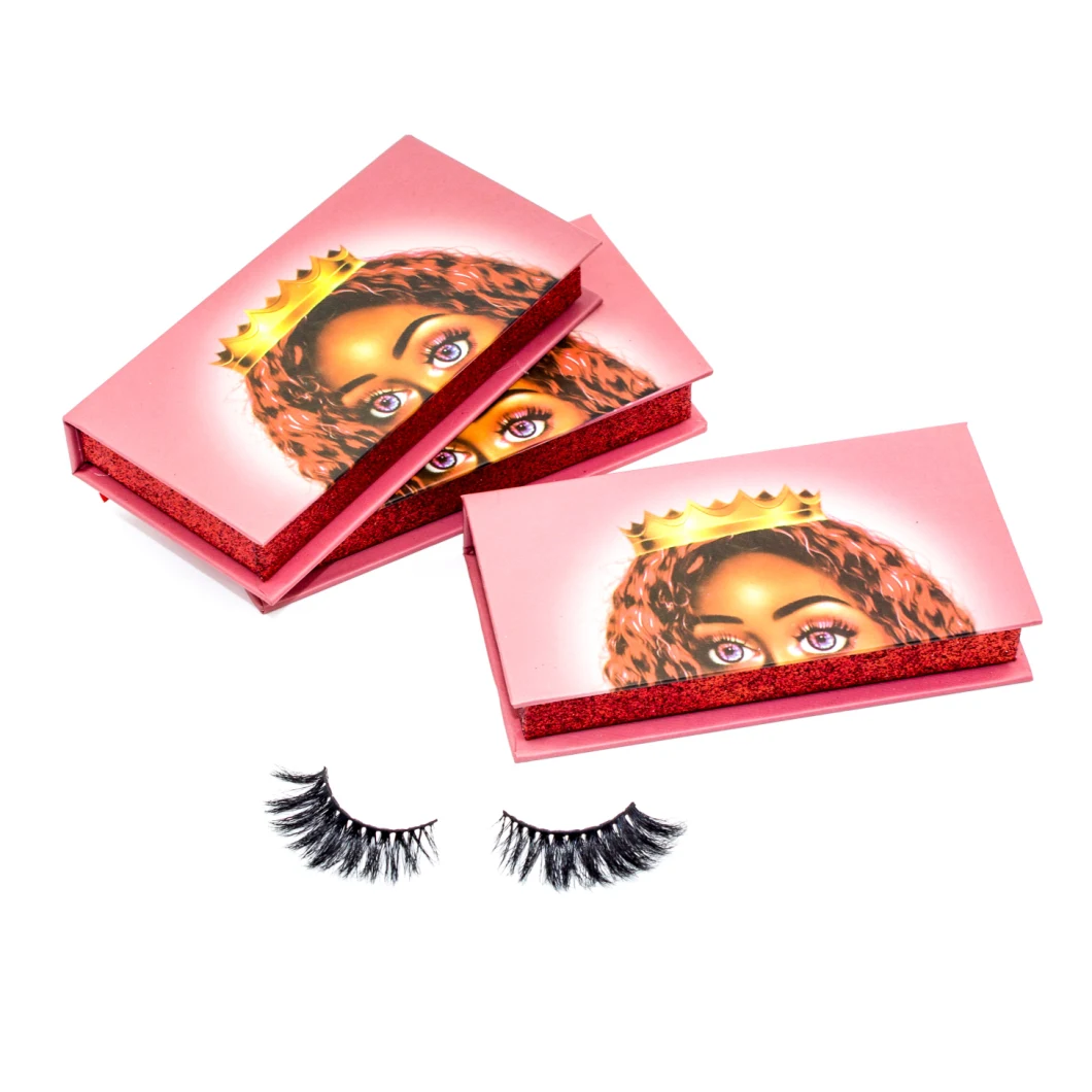Free Samples Natural 3D 5D Mink Eyelash Private Label 22mm Long Mink Eyelashes