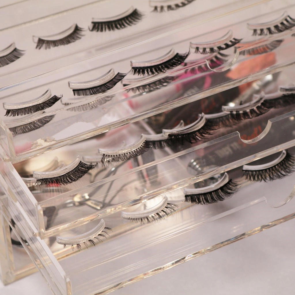 Large Acrylic Eyelash Case Acrylic Organisers Cosmetic Organizer