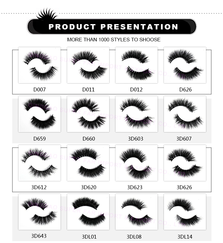 Wholesale Create Your Own Brand Custom Package Eyelash Book Private Label Cruelty Free 3D Mink Eyelash