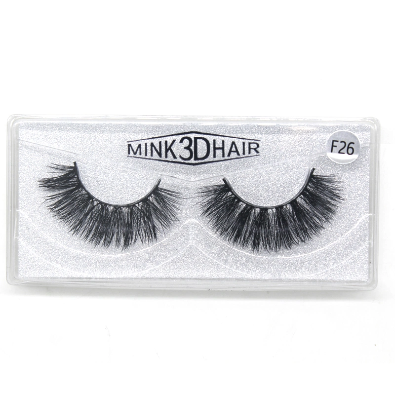 New 5 Pair 25mm Eyelashes Thick Long 3D Wispy Mink Eyelashes