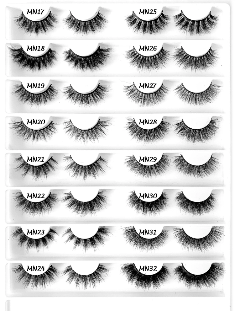 High Quality 100% Wholesale Mink Eyelashes False Mink Fake Eyelash