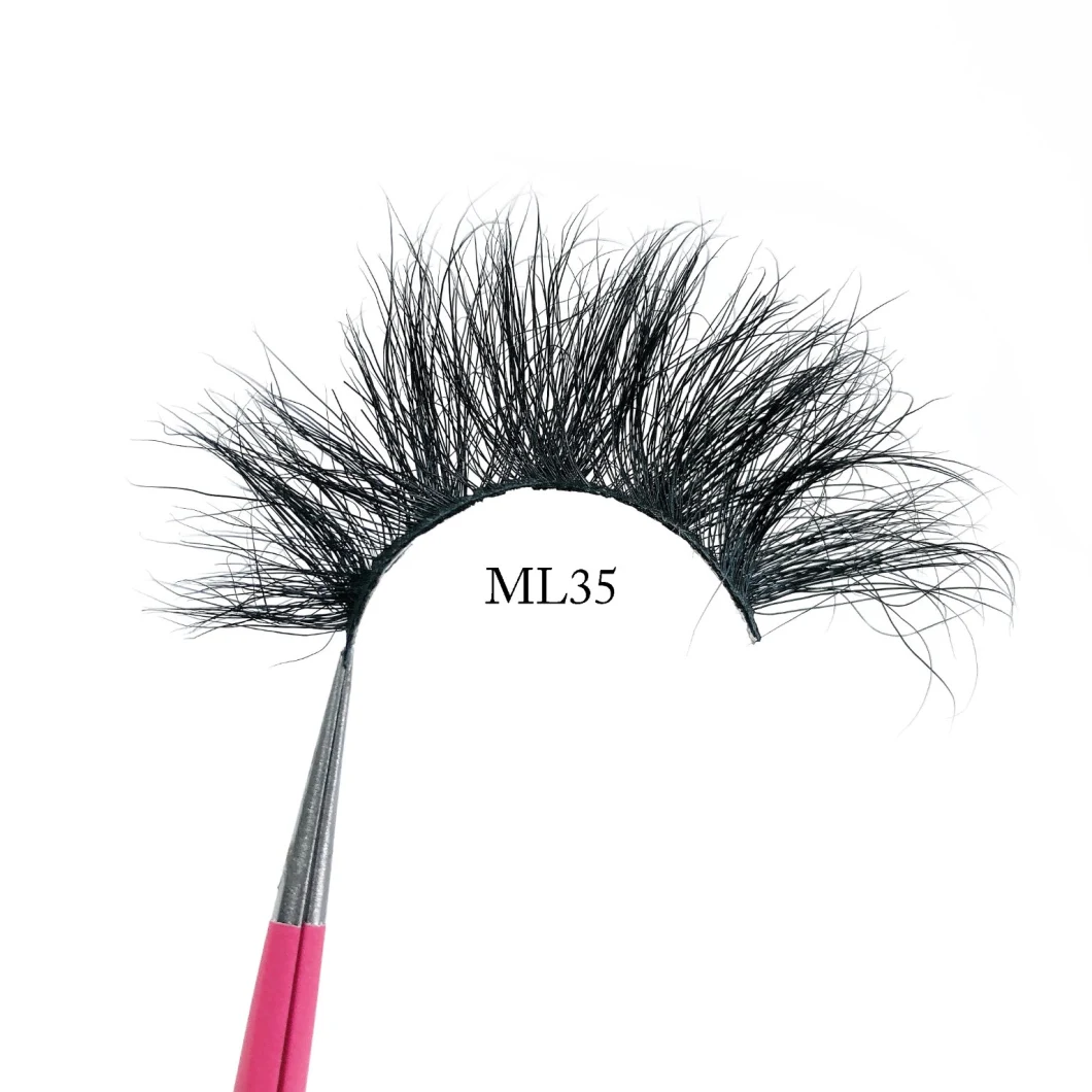 Wispy Prime Mink False Lashes Luxury Eyelashes Individual Customized Label