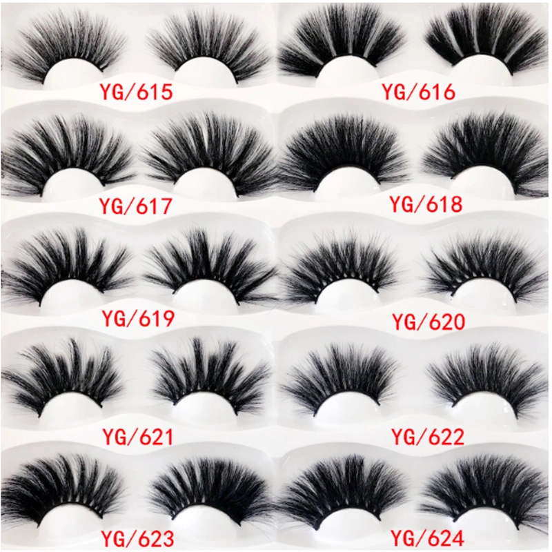 Wholesale Eyelashes 5D Mink Eyelashes Waterproof Private Label 100% Real Mink Lashes