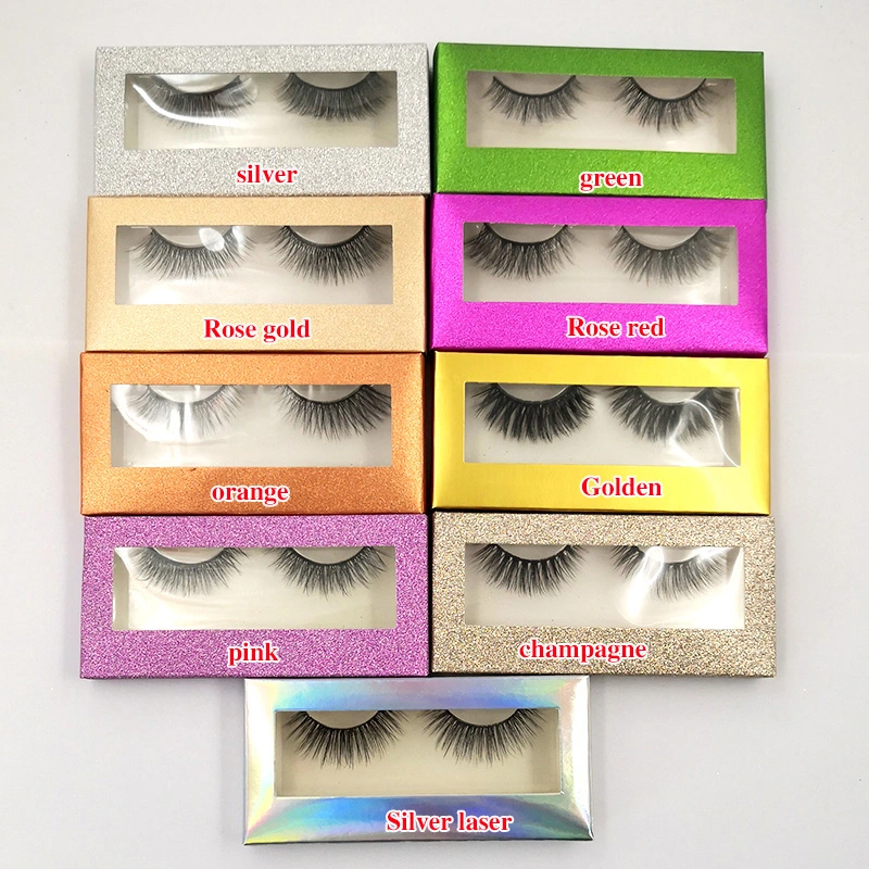 3D Mink Eyelashes Fashion Makeup Fake Eyelashes Volumn Eyelashes with Own Brand Boxes