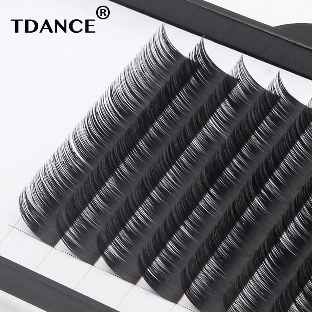 Cheap Silk Full Black Matte Eye Lashes Individual Eyelashes Extensions Individual Lash